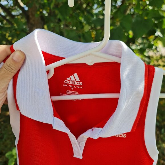 Adidas classic Tennis dress girls size 6 - Picture 1 of 5